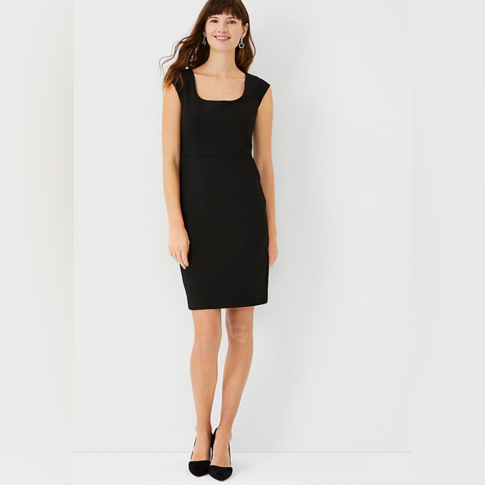 Ann Taylor | midi sheath dress